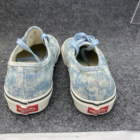 VANS Shoes Women Size 7 AUTHENTIC Denim Winter Sky Blue Canvas Low Sneaker - Picture 6 of 15